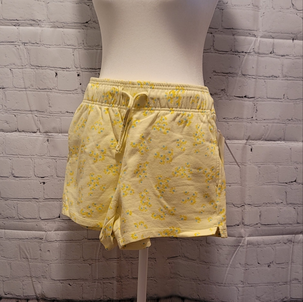NWT Green & Yellow Moxie Floral Shorts
